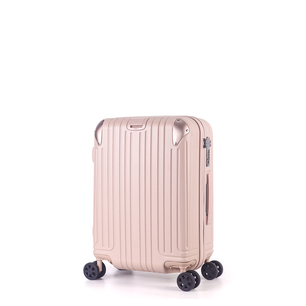 【ALLEZ】"Too Late to Meet III" 21-inch Luggage with Metal Corner Guards Rock Grey, , large