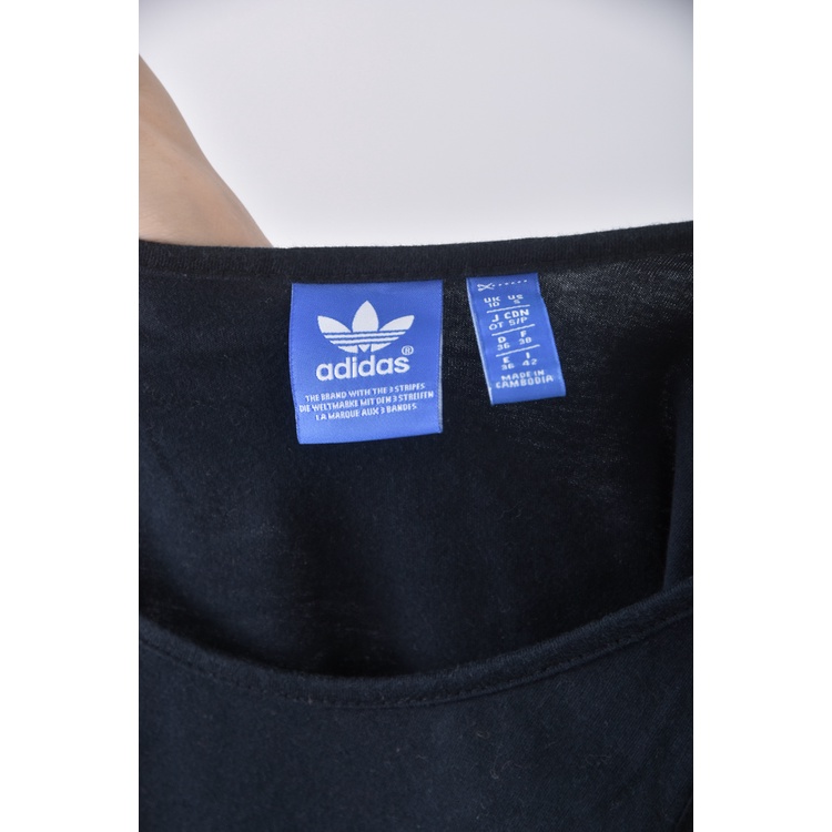 (S) adidas質感無袖藍色上衣二手衣, , large