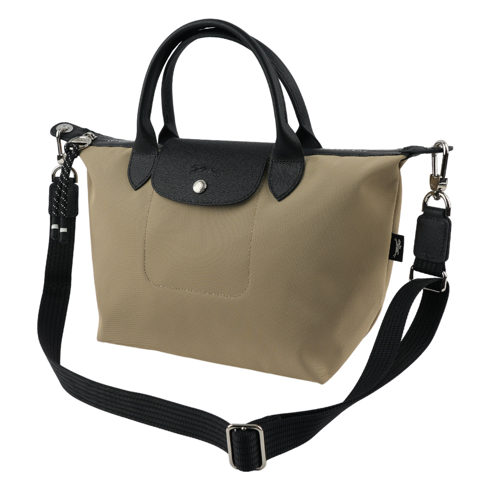 LONGCHAMP S號 LE PLIAGE ENERGY 再生帆布二用包(土褐色), , large
