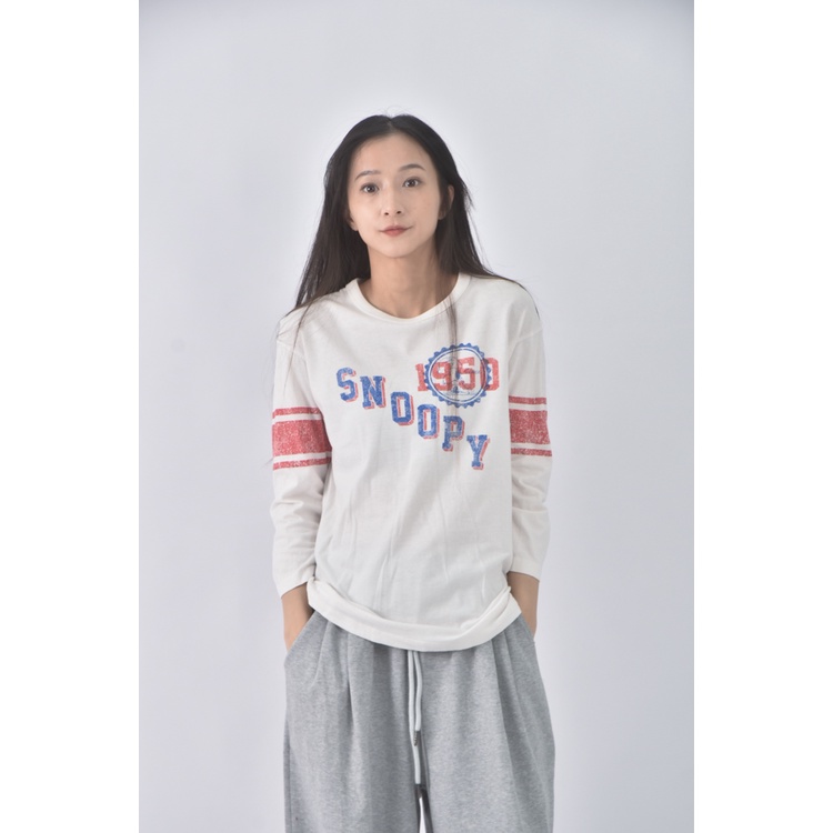 (S) uniqlo棉質純棉白色長袖上衣二手衣, , large