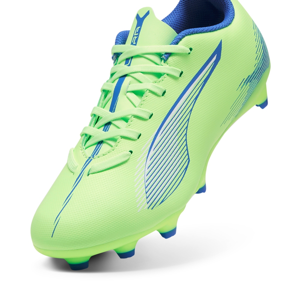 PUMA ULTRA 5 PLAY FG/AG Jr 兒童釘鞋 蘋果綠 草地足球 大釘 10769503【樂買網】, , large