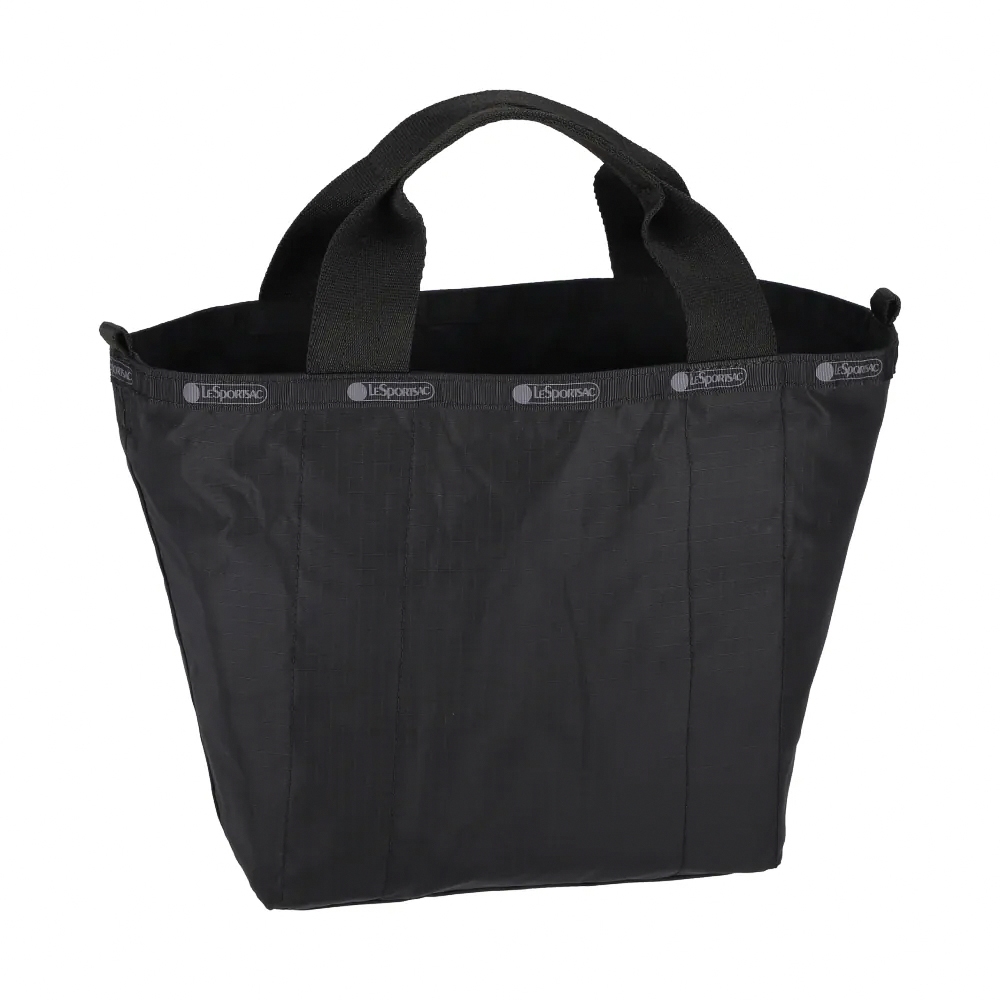 |快速出貨|Lesportsac Small Reversible Pocket Tote 小型雙面托特包 送禮-永恆黑, , large