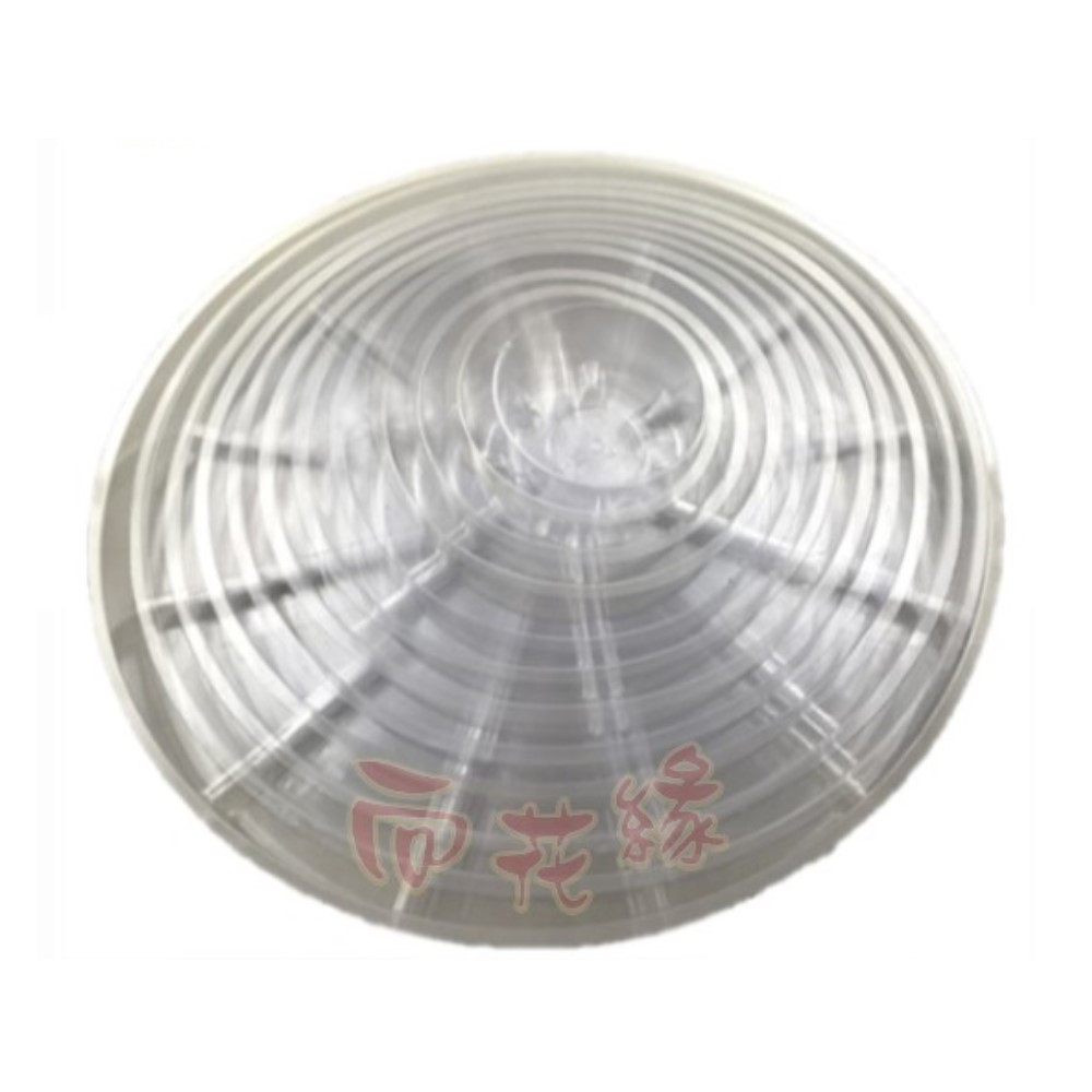 Round Transparent Saucer No. 12&ndash;Inner Diameter approx. 28.5 cm, , large