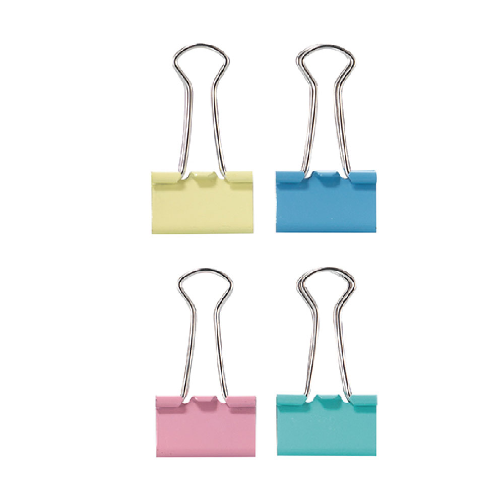 【SDI 手牌】25mm 彩色 長尾夾 糖果罐 72支入 / 筒 0245T, , large