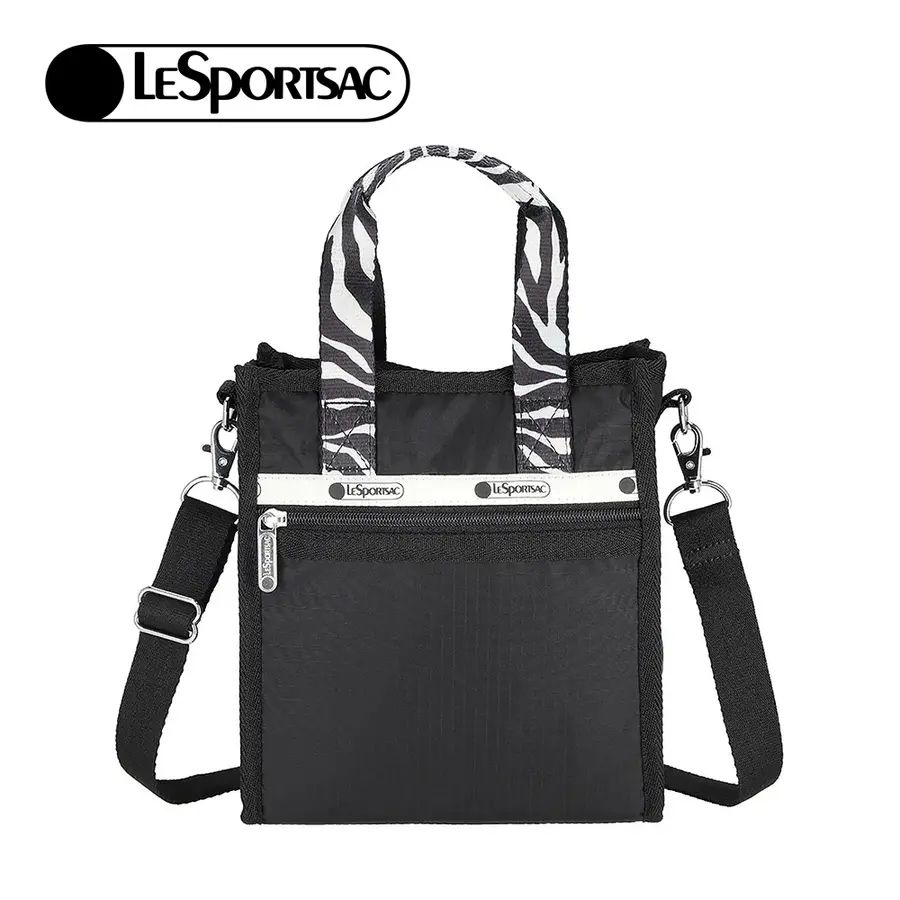 Lesportsac Mini N/S Tote Mh 迷你方型托特包/ 黑夜斑影, , large