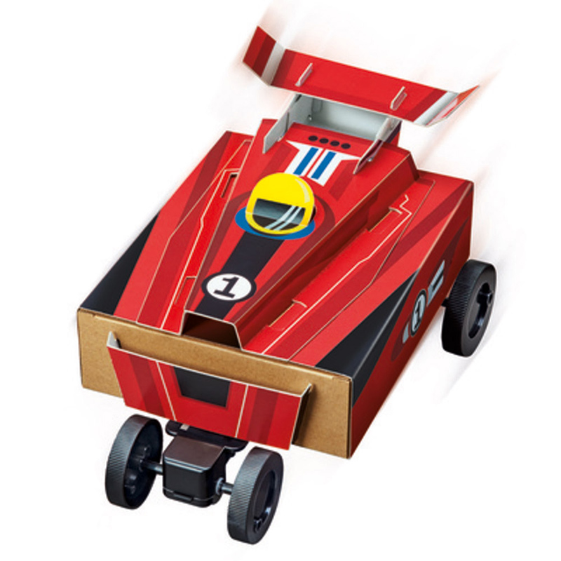 【4M STEAM】Motirised Box Racer, , large