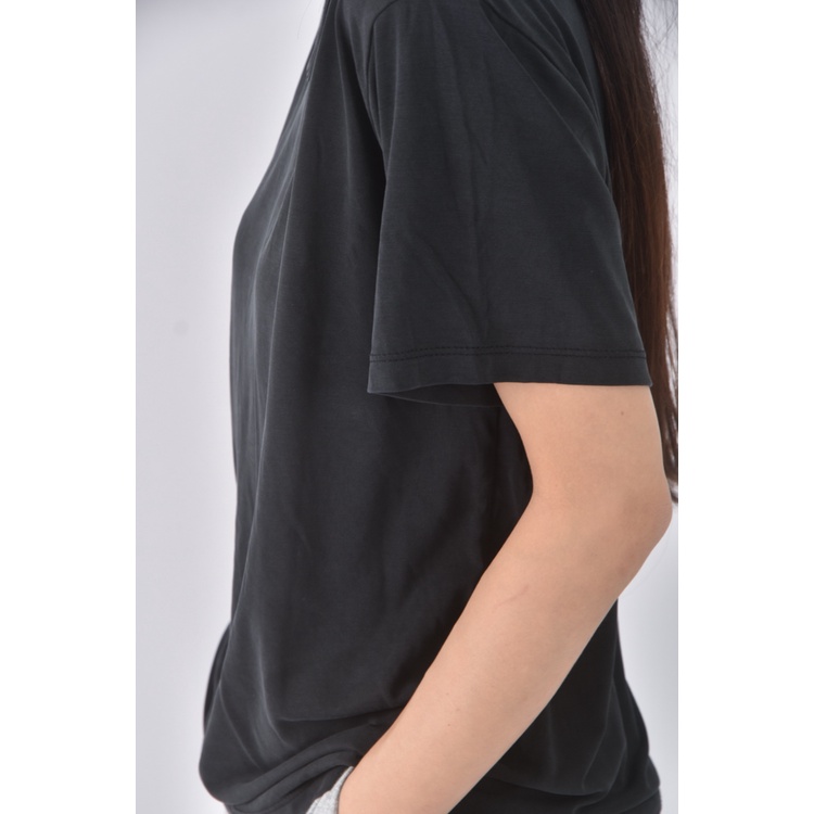 (M) habibi質感運動黑色短袖上衣二手衣, , large