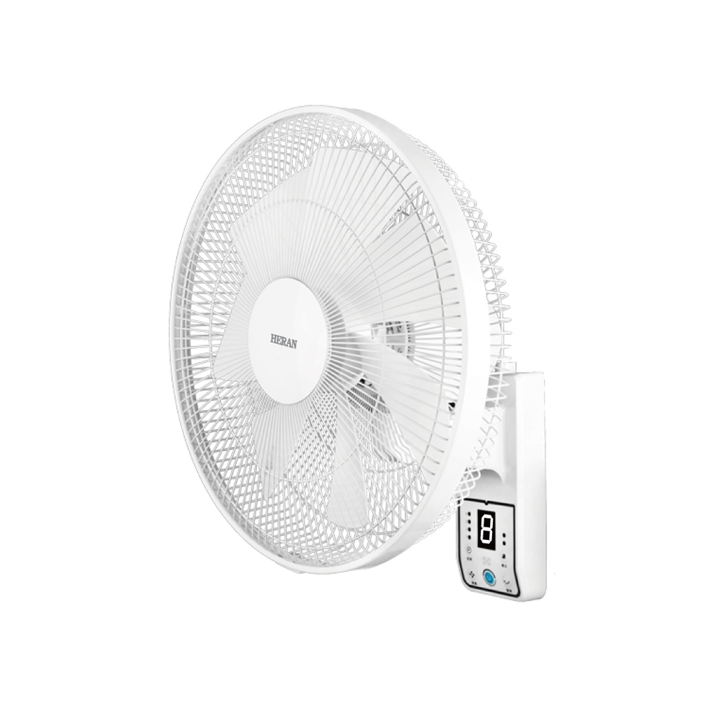 HERAN 14" 8-Speed DC Wall Fan with Remote HLF-14CH730, , large