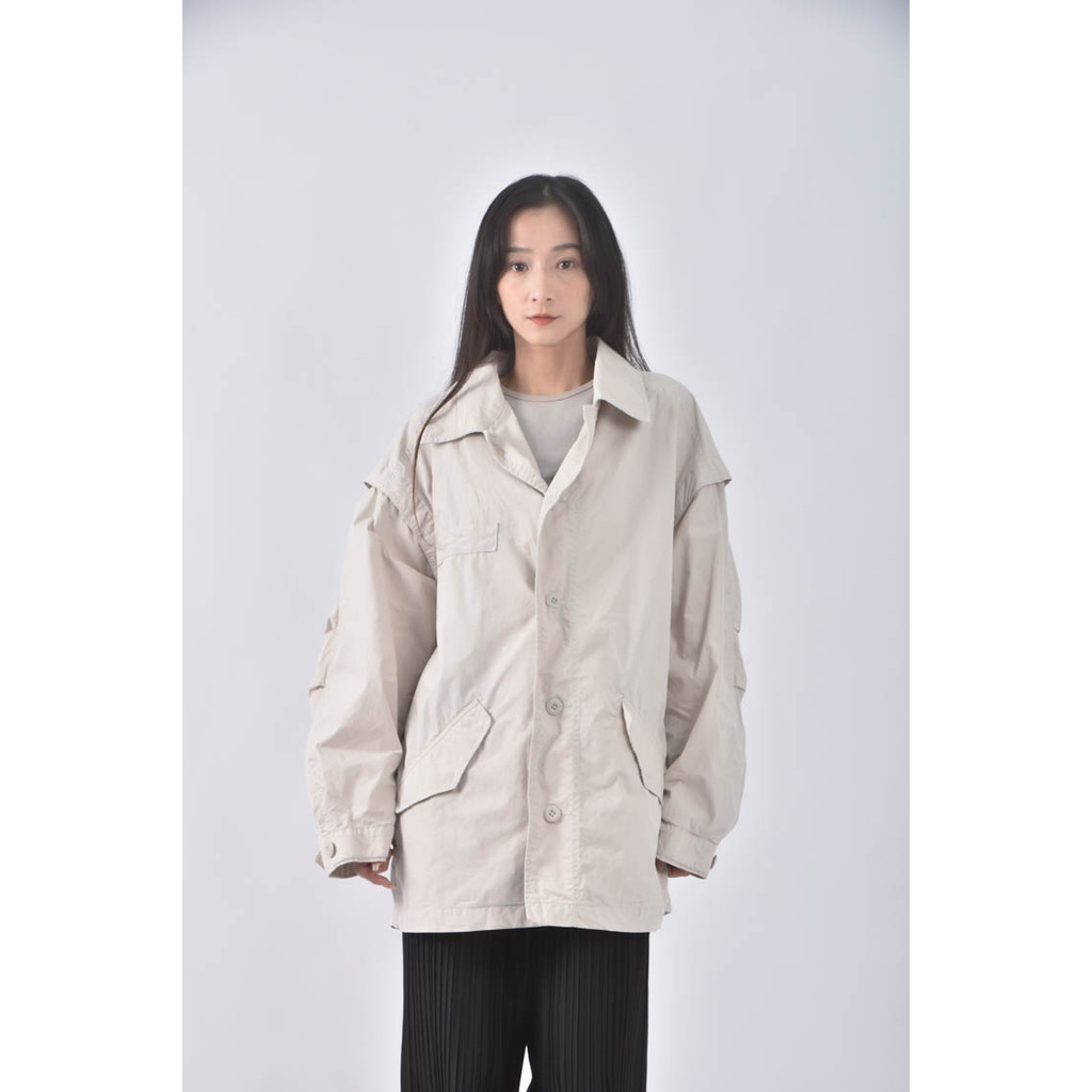 (L) lowrys farm排扣白色外套二手衣, , large