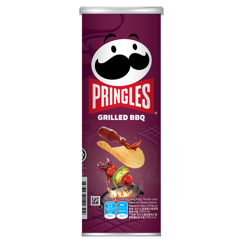 Pringles GRILLED BBQ  102g, , large