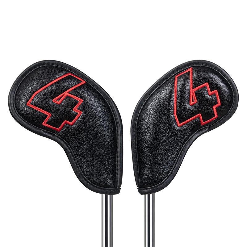 Craftsman Golf Iron Headcovers｜Set of 10 (Red/Black), , large