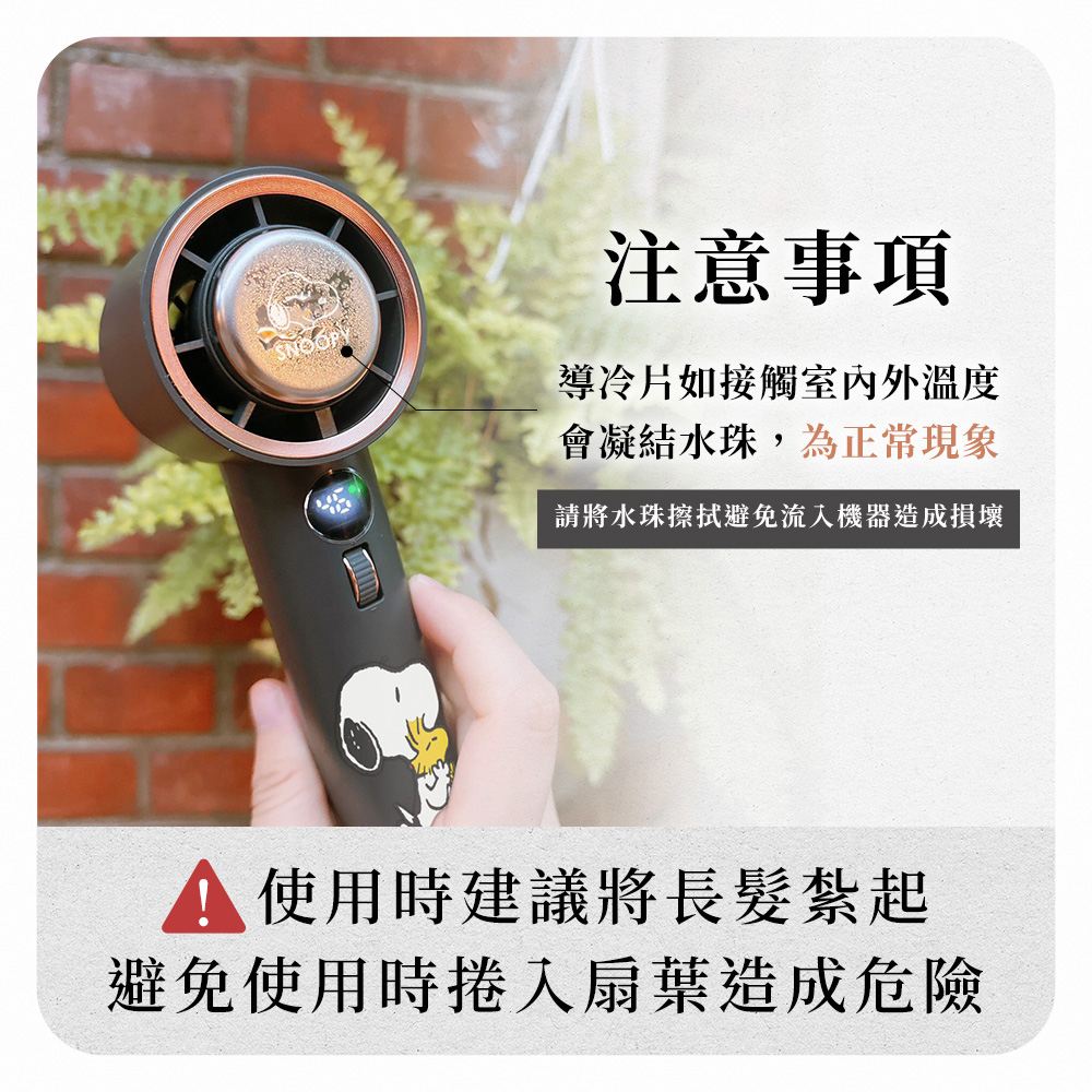 【史努比】101段 冰鎮強力製冷渦輪冰風扇 TF-06 (送掛繩) - 散步(米), , large