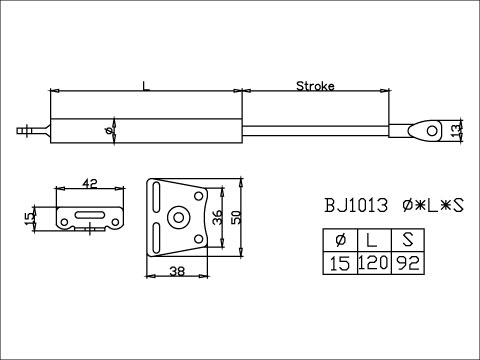 【協進五金】氣壓棒(下翻)烤銀, , large