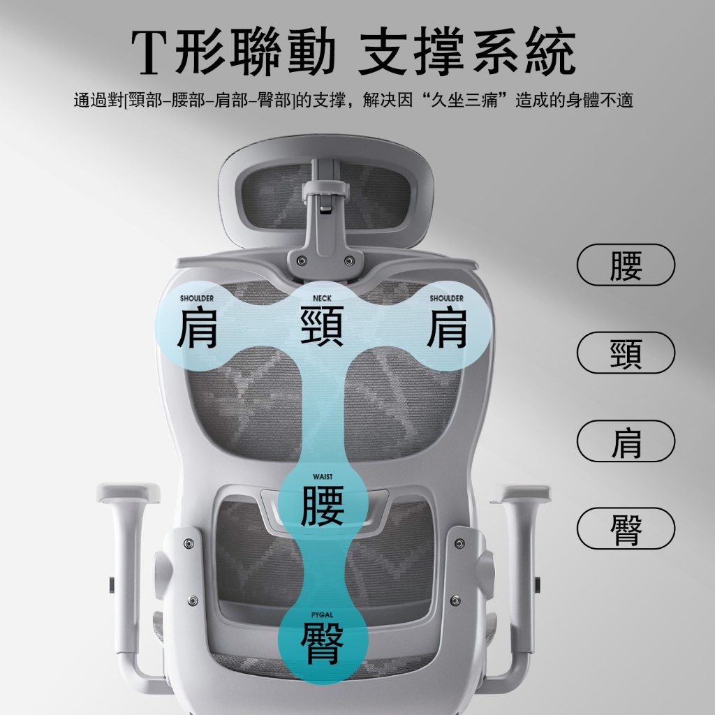  Stress Relief Ergonomic Chair, , large