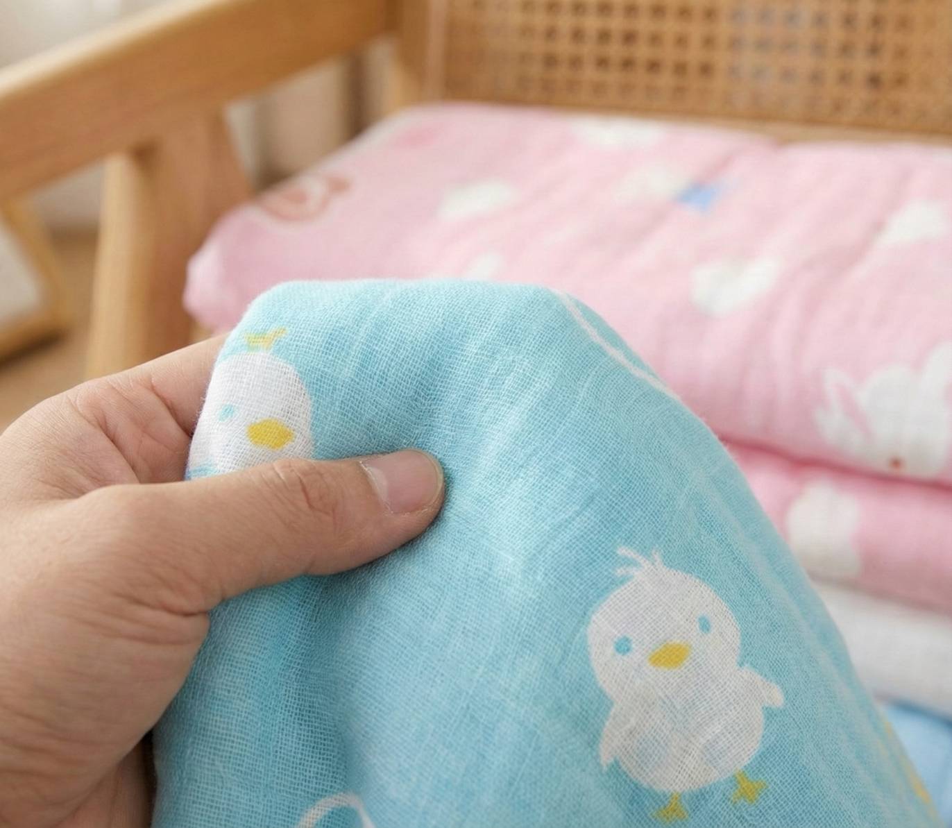 [凱美棉業] 隨機出色 六層紗 多用途童被/嬰兒被/空調被/紗布被 多款樣式, , large