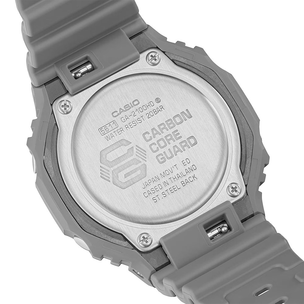 CASIO 卡西歐 G-SHOCK 綠光系列 八角 手錶 GA-2100HD-8A, , large