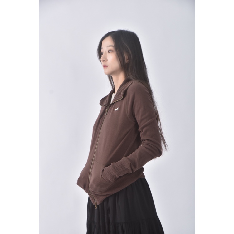 (S) hollister質感棕色外套二手衣, , large