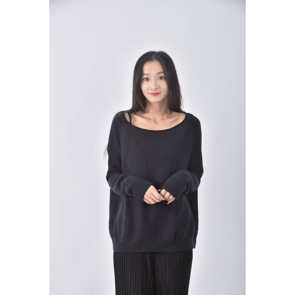 (XL) cos黑色長袖上衣二手衣, , large