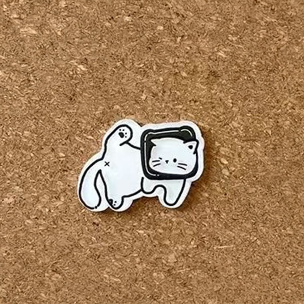 Cute Cartoon Push Pins, , large