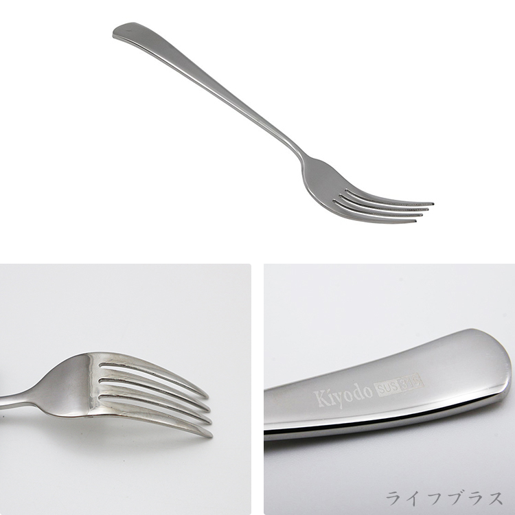 KIYODO絲登麗316不鏽鋼小餐叉-6支, , large