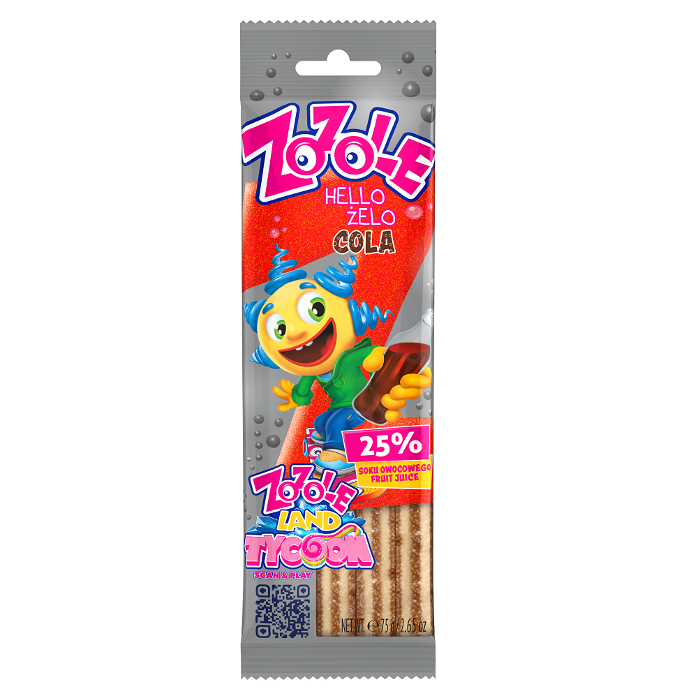 Zozole 可樂口味酸扁帶軟糖, , large
