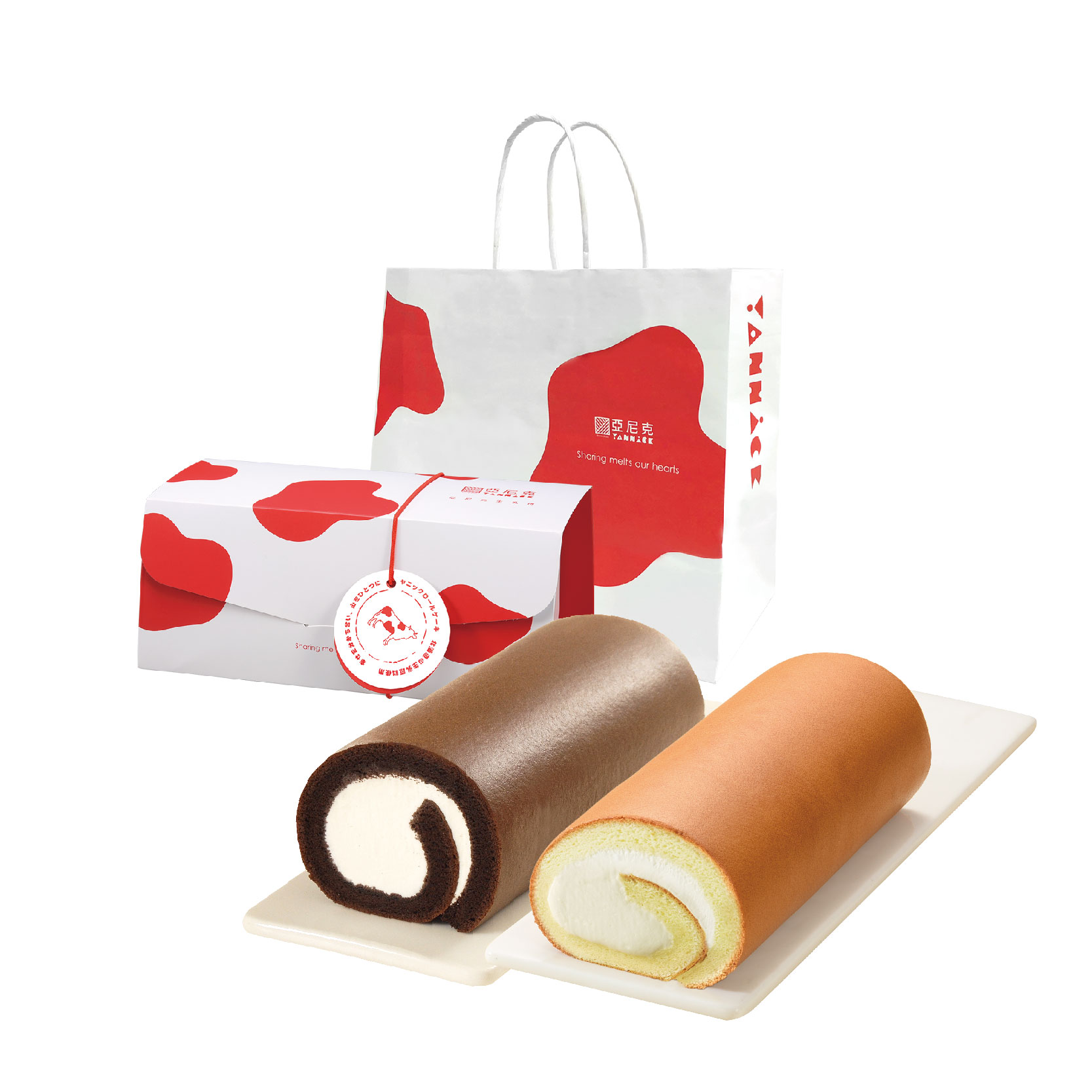 【Yannick 】Roll Cake Collection－Dark Chocolat & Yannick Cream (18CM / Roll *2)
