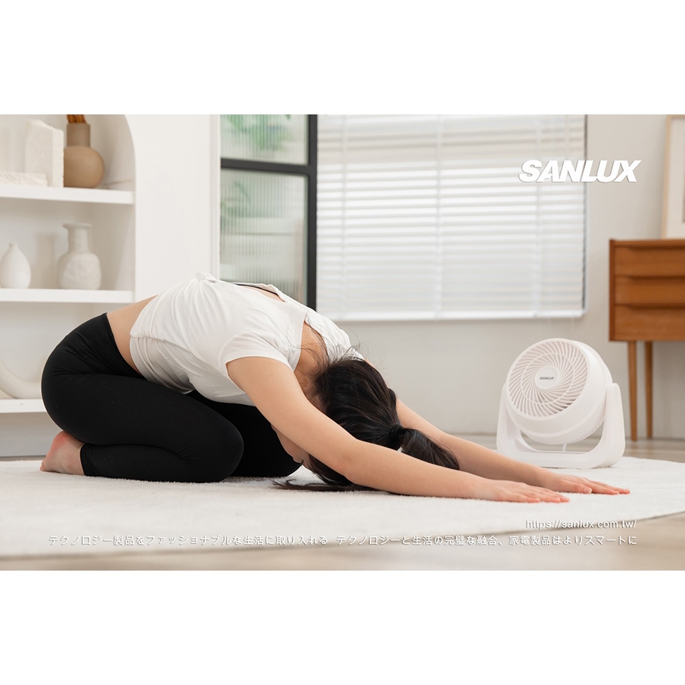 【SANLUX台灣三洋】7吋AC循環風扇 電風扇 循環扇 涼風扇 電扇 風扇 AC風扇 SYEF-F01, , large