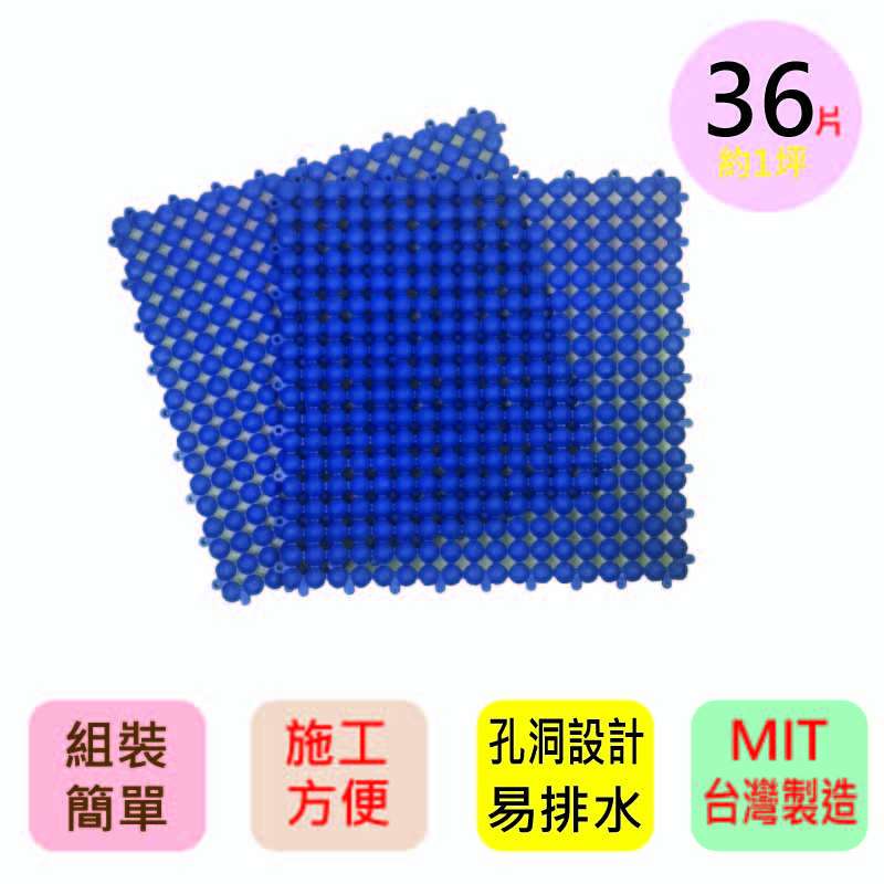 PMU PE PLASTIC MAT, 藍色, large