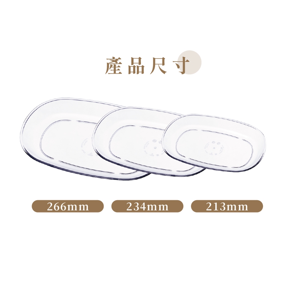 【哩皿食器】台灣製  食品級Tritan  小橢圓盤, , large