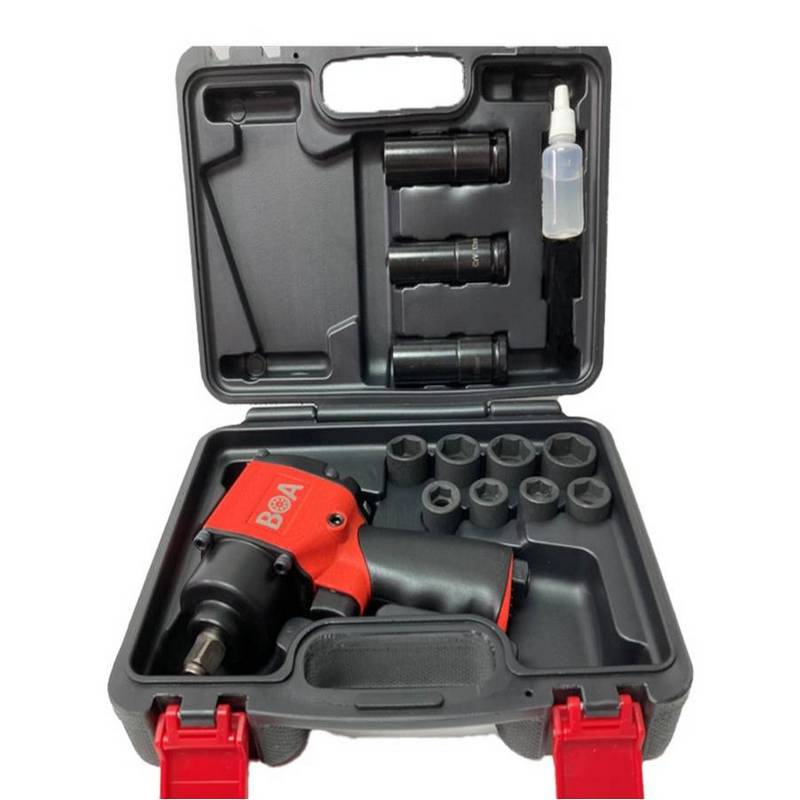 SHORT TYPE MINI 1/2"AIR IMPACT WRENCH KIT, , large