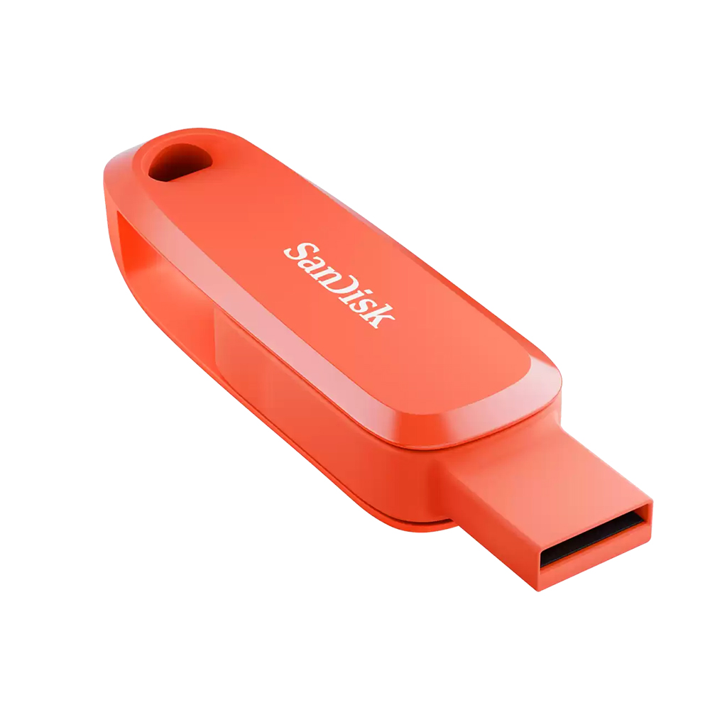 【SanDisk】Phone Drive DDC6 橘色 128G TYPE-C USB 3.2 雙用 OTG 旋轉隨身碟 讀取速度 100MB/s, , large