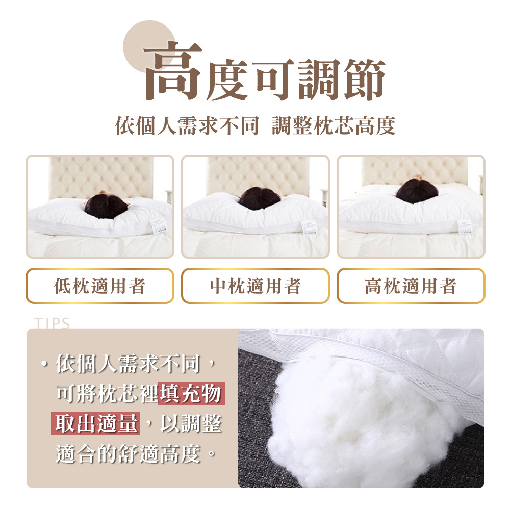 [ Pure Sleep純好眠 ] 羽絲絨飯店枕芯, , large