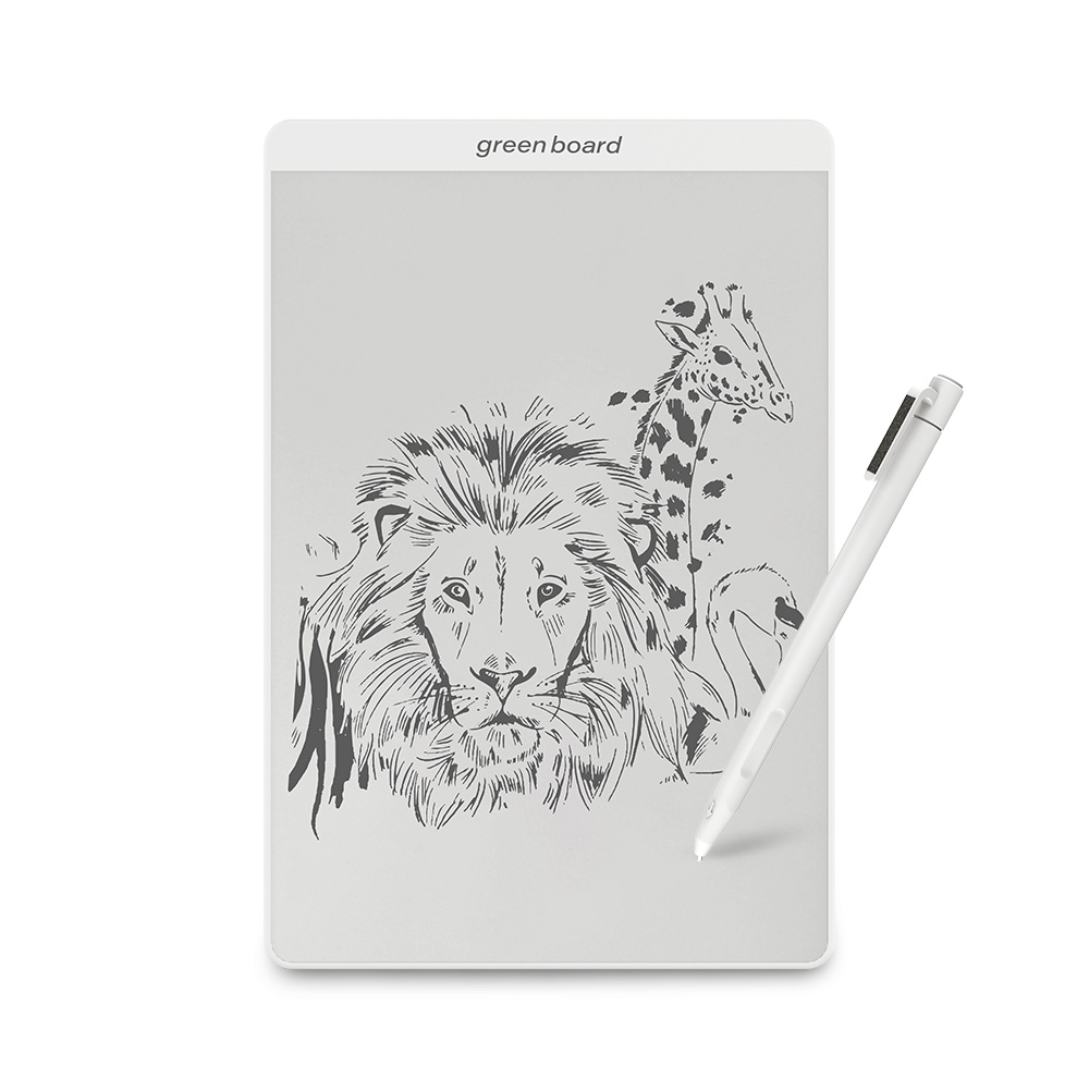 Green Board 8.8吋 磁性電紙板｜電子手寫板 磁吸記事板 可重複書寫 無藍光 環保筆記板 冰箱留言板, , large