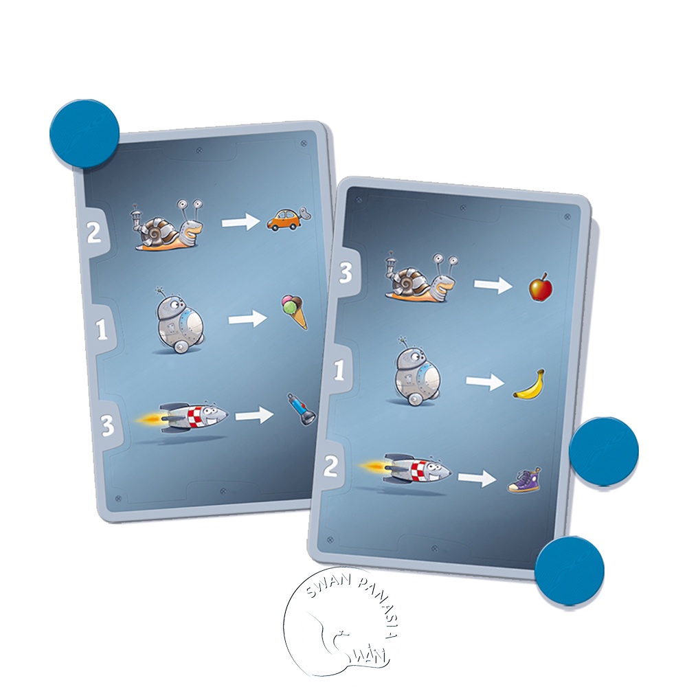 【新天鵝堡桌遊】速感機器人, , large