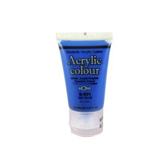 MONA蒙納 S-501 壓克力水彩(天藍) 25ml, , large