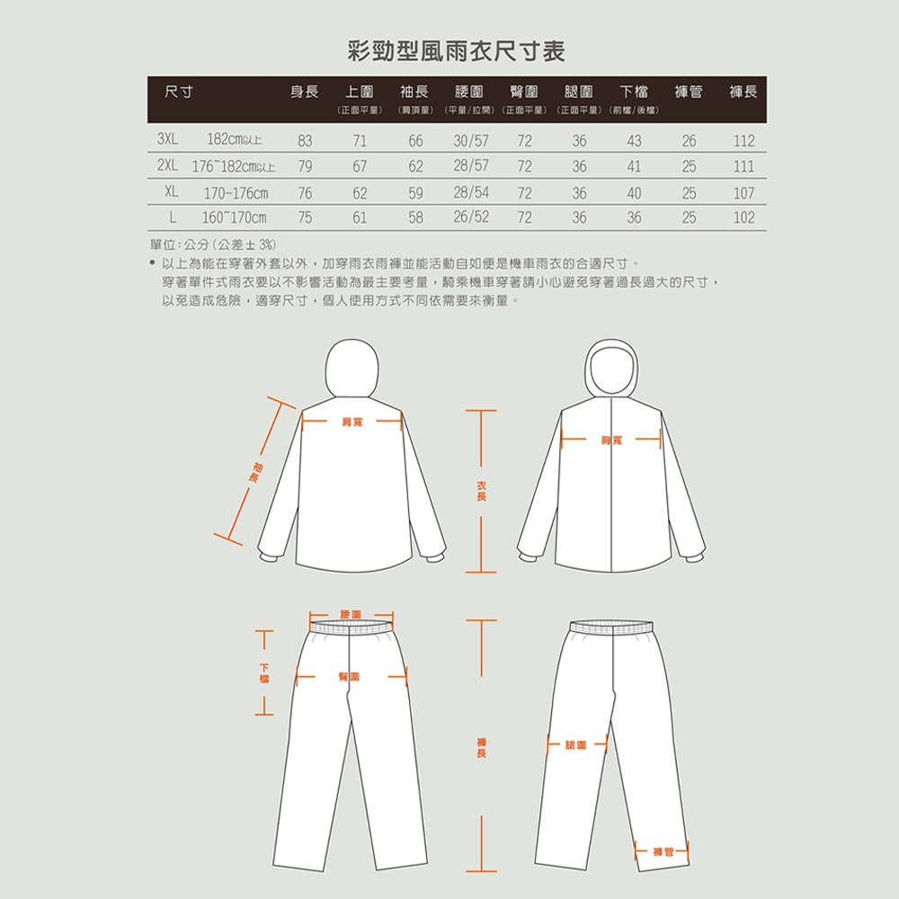 Tianlong brand colorful casual raincoat detachable rain hat three-dimensional cut windproof and rainproof blue multi-size/L, XL, 2XL, 3XL, , large