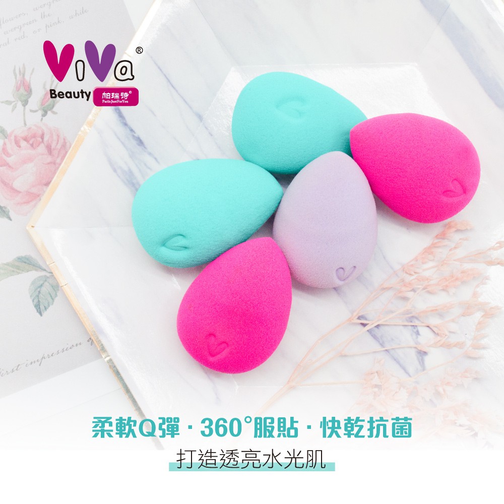 【千康購物網】ViVa 超彈力美妝蛋(快乾型) 1入 (粉撲.海綿), , large