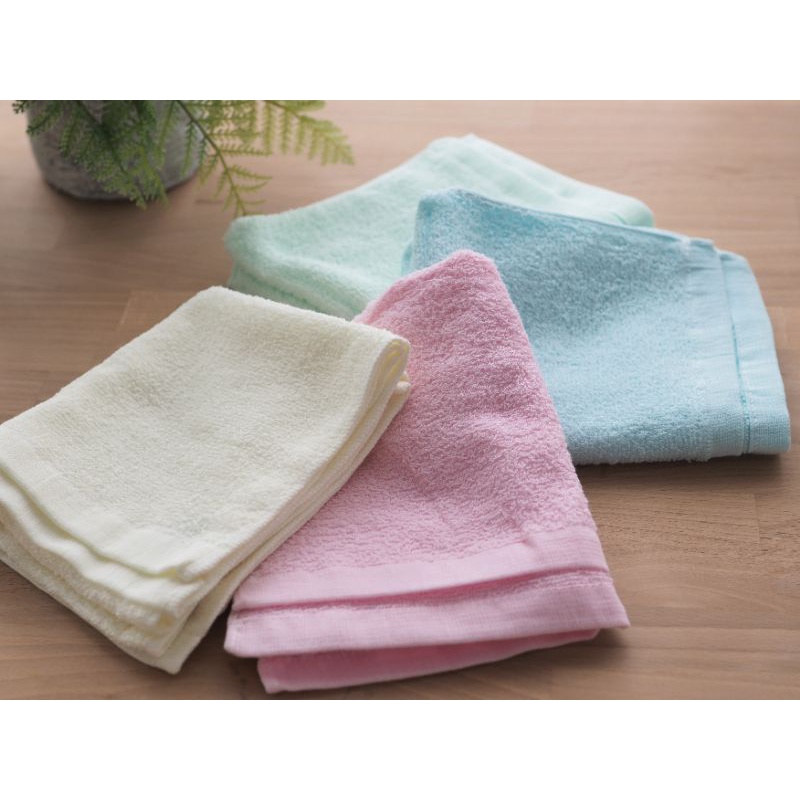 [Kaimei Cotton Industry] 12 entered into the group, random and excellent, MIT made in Taiwan, selected 20 taels of plain towels, , large