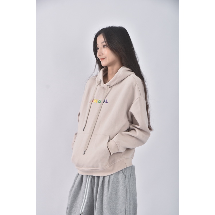 (S) kangol棉質連帽杏色長袖上衣二手衣, , large