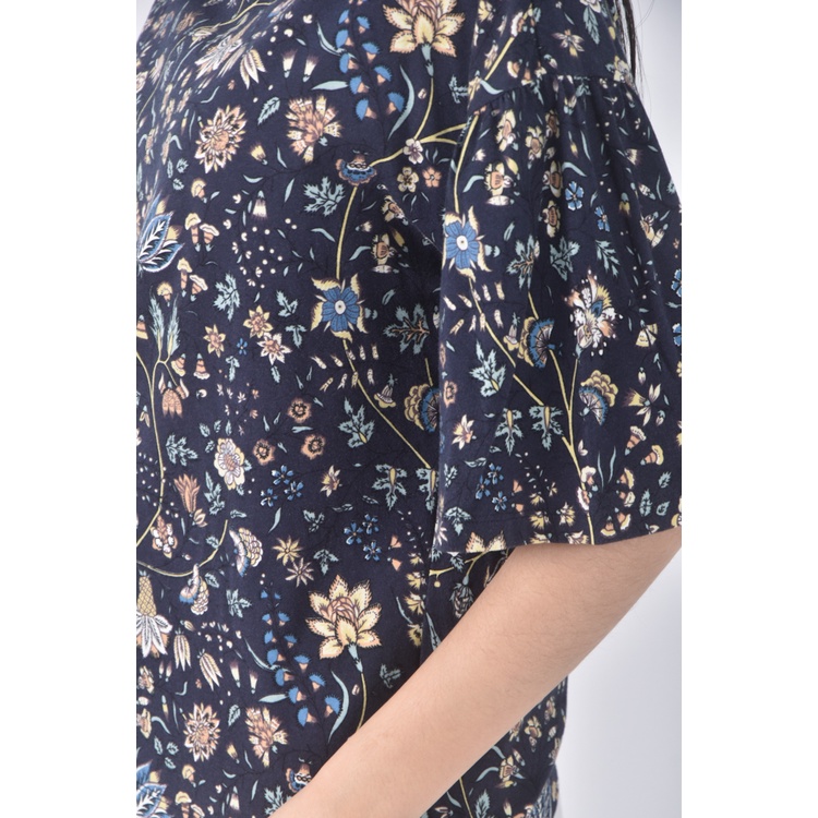 (M) uniqlo質感棉質純棉藍色短袖上衣二手衣, , large