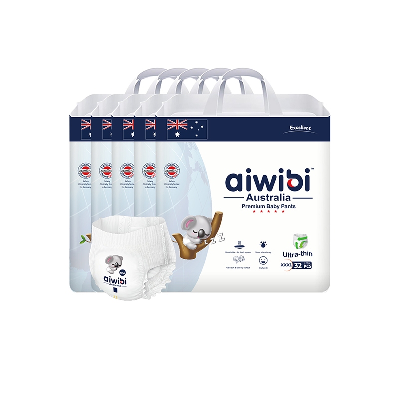 Aiwibi 愛薇彼 零觸感瞬吸褲型紙尿褲 M(五包裝) 尿布 褲型 嬰兒紙尿褲 超薄透氣, , large