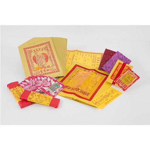 【金發財金紙】月老星君-姻緣和合如意金-2入組(金紙 -已婚未婚必用), , large