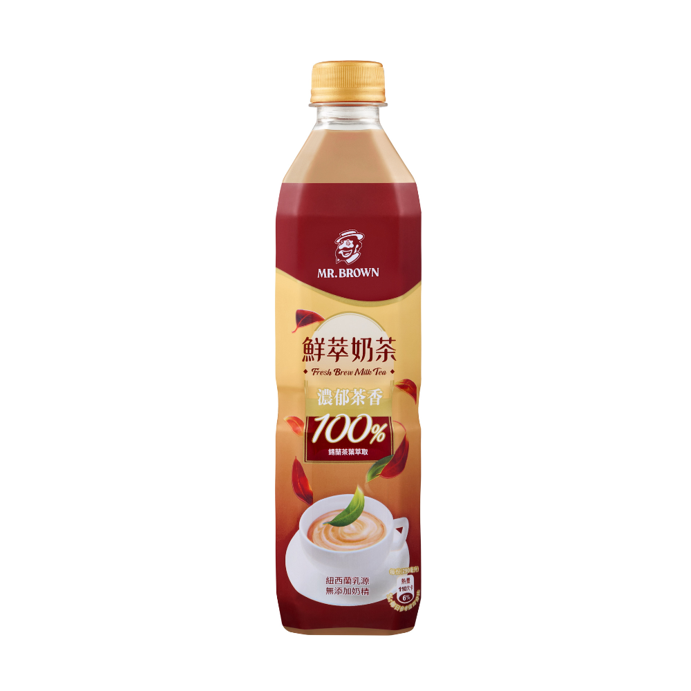 伯朗鮮萃奶茶 580ml, , large