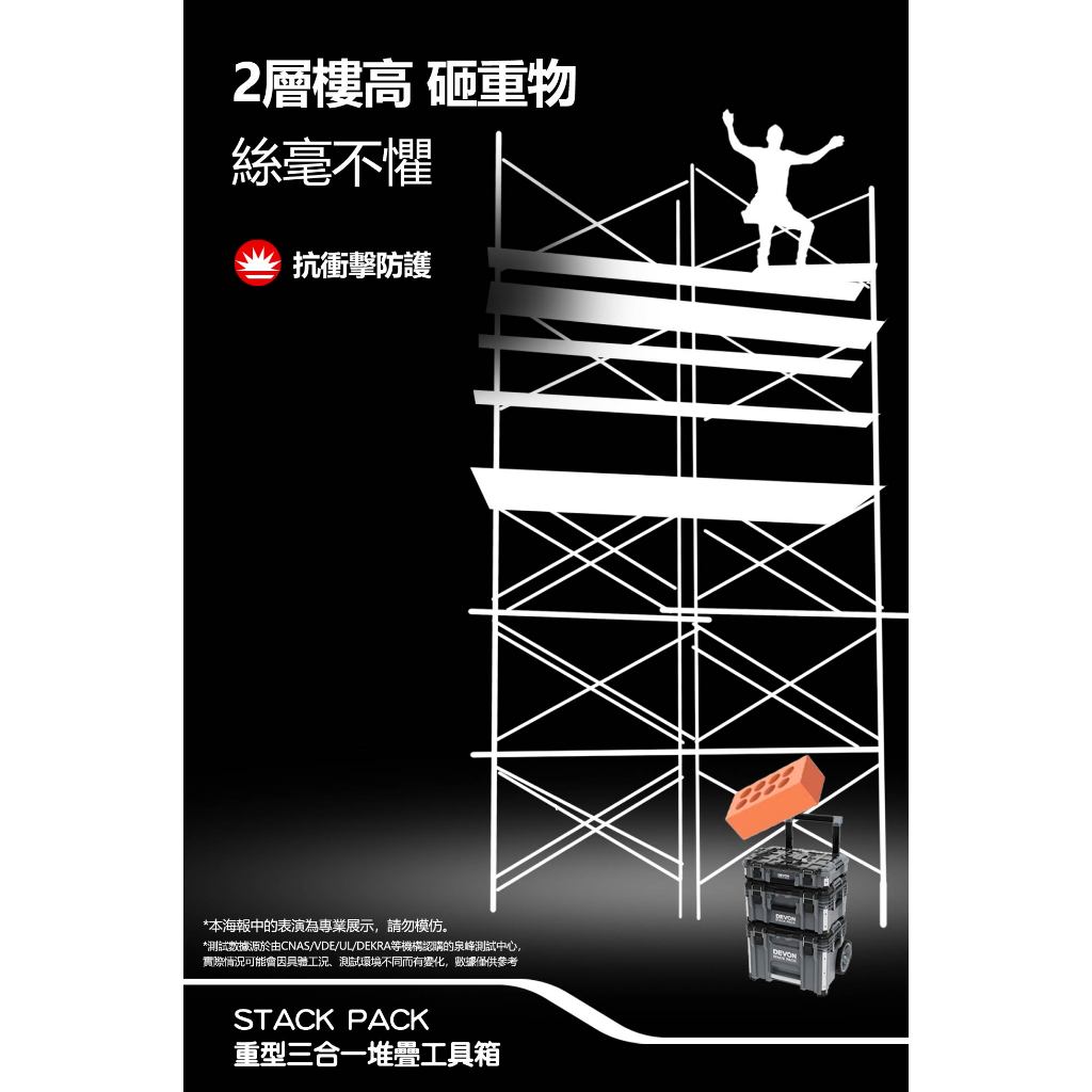 WIN五金 大有 重型堆疊工具箱 STACKPACK 防水工具箱 堆疊工具箱 平板車 烏龜車 收納 工具收納 同FLEX, , large
