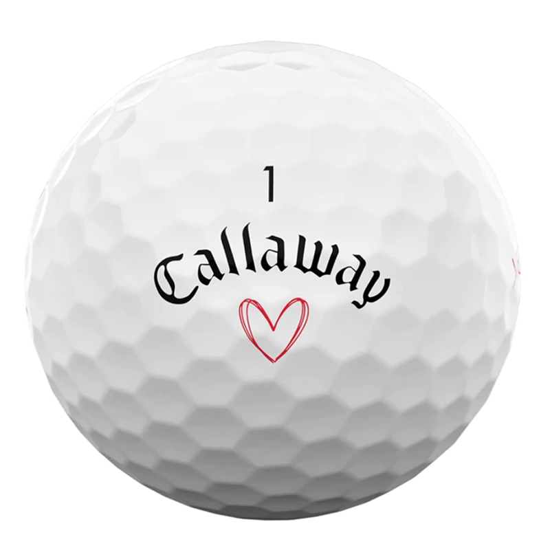 Callaway 愛心高爾夫球 Supersoft 12球/盒, , large