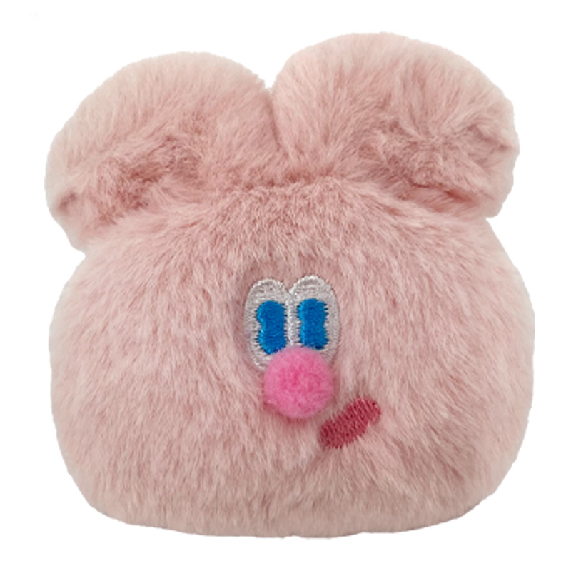 [九越]KINGJUN絨毛別針飾扣-蠢兔, , large