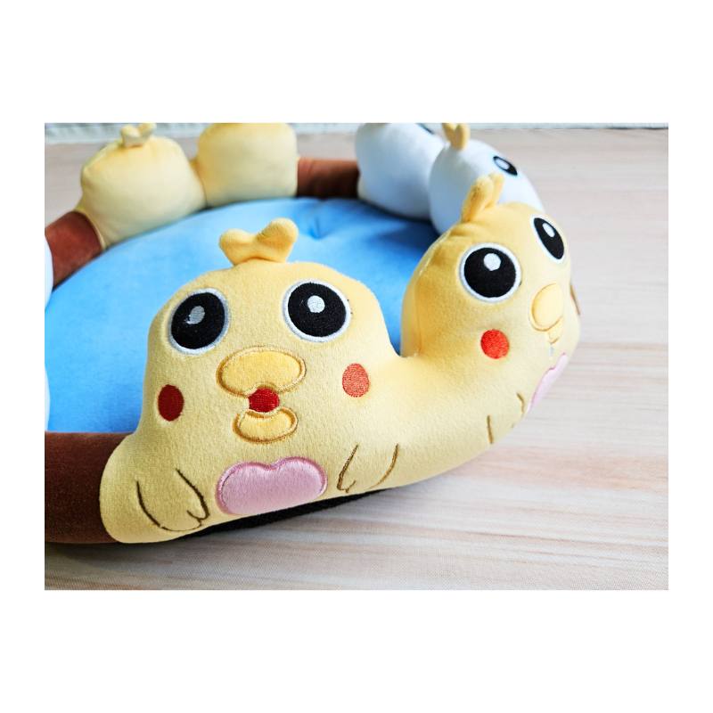 Pet bed with cute animal theme, , large