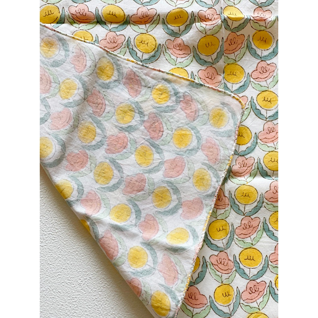 日本設計/印度製造 admi 全棉 方形 45x45 cm 手帕 手巾 (Chorus 02), , large