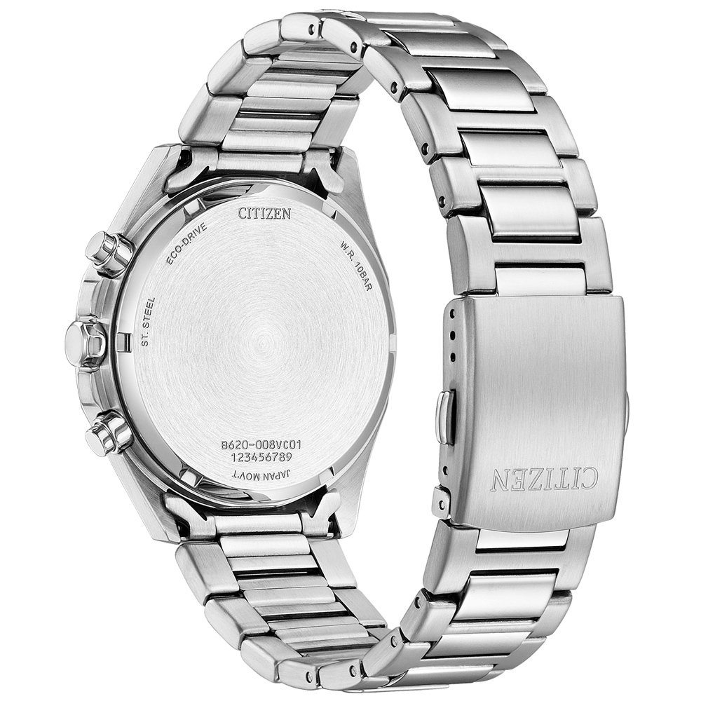 CITIZEN 星辰 光動能紳士計時手錶 CA4590-81L, , large