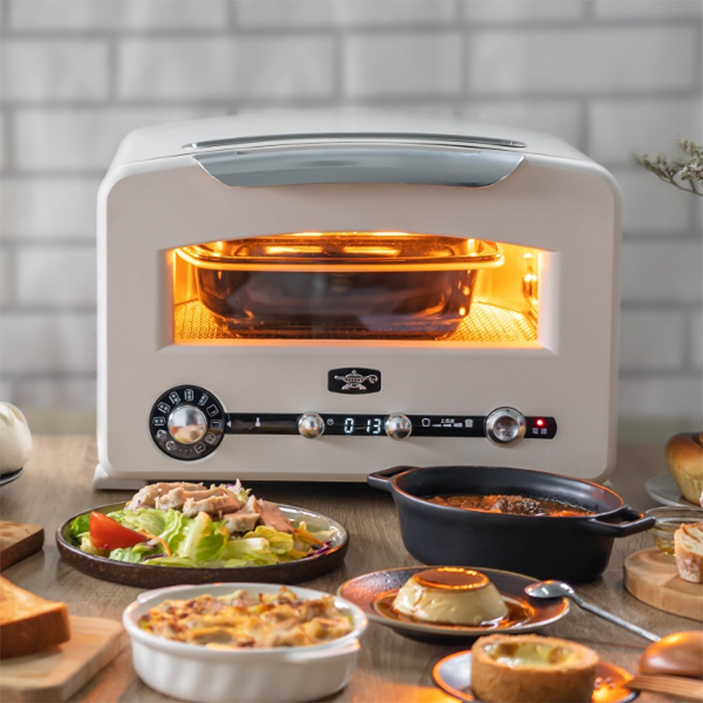 【可易家電】日本Sengoku Aladdin 千石阿拉丁「0.2秒瞬熱」320度極炙烤箱三代旗艦款AET-GP14TB 白色(2025最新款│旗天大瞬), , large